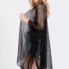 Sequin Mesh Cover-Up – Embellished Sheer Swim Layer