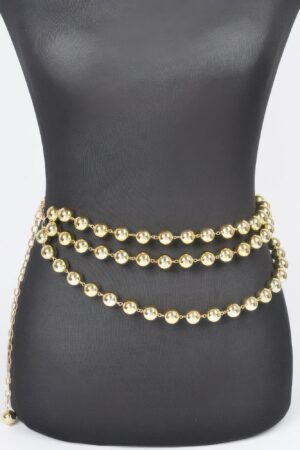 Multi-Layer CCB Ball Chain Belt – Layered Shine
