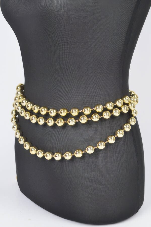 Multi-Layer CCB Ball Chain Belt – Layered Shine