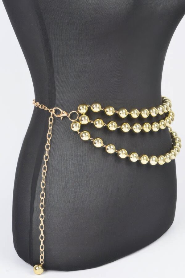 Multi-Layer CCB Ball Chain Belt – Layered Shine