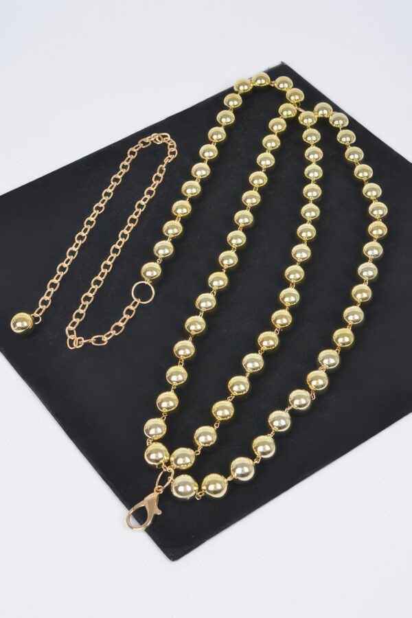 Multi-Layer CCB Ball Chain Belt – Layered Shine