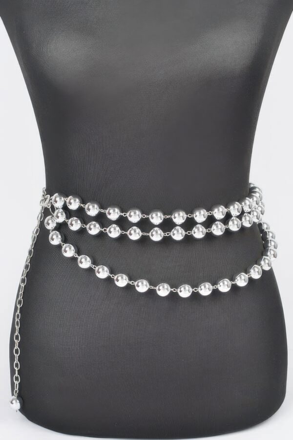 Multi-Layer CCB Ball Chain Belt – Layered Shine