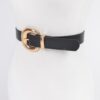 PU Faux Leather Belt with Metal Buckle – Streamlined Style