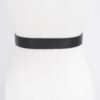 PU Faux Leather Belt with Metal Buckle – Streamlined Style