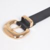 PU Faux Leather Belt with Metal Buckle – Streamlined Style