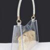 Clear Hobo Bag with Rhinestone Handle – Small