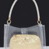 Clear Hobo Bag with Rhinestone Handle – Small