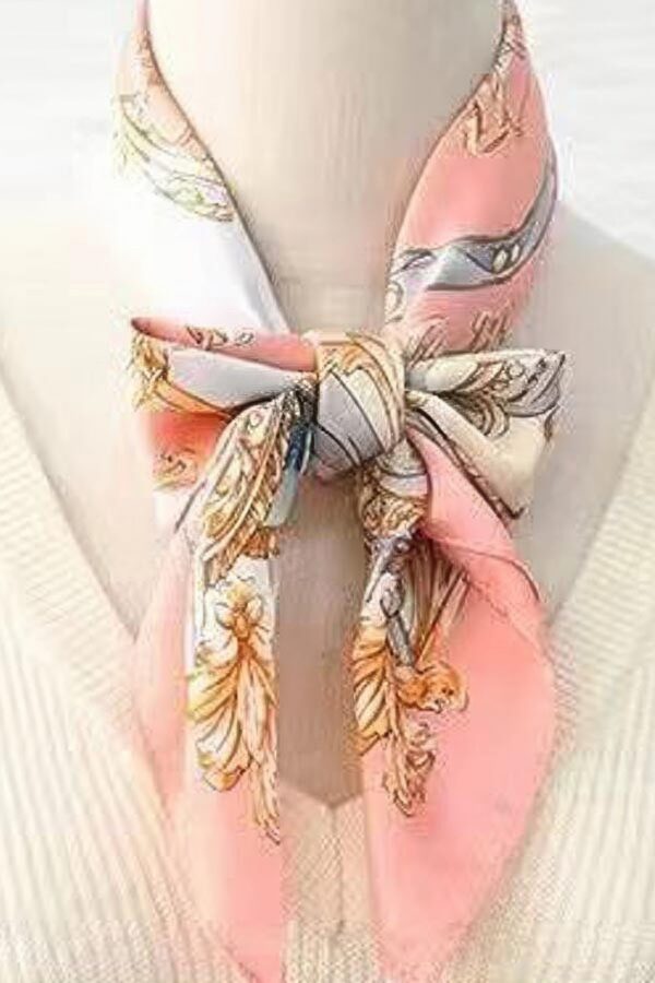 Multi-Print Bandana – Mixed Print Square Scarf