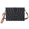 Stitched Straw Clutch & Convertible Crossbody Bag
