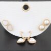 Pearl Heart Earrings Set – Vintage Drop & Studs