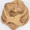 Faux Straw Hobo Bag – Relaxed Shoulder Silhouette, Neutral