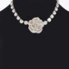 Rhinestone Flower Choker – Sparkling Floral Accent