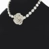 Rhinestone Flower Choker – Sparkling Floral Accent