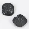Gold-Tone Rhinestone Stud Earrings – Sparkling Round