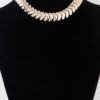 Arrow-Link Shiny Choker Necklace – Reflective Chain