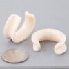 Multi Marble Stone Hoop Earrings – 1.4″ Rounded Hoops