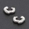 Plastic Cuff Earring – Gold-Plated Compact Style