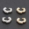Plastic Cuff Earring – Gold-Plated Compact Style