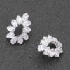 Double Rhinestone Stud Earrings – Polished Shine