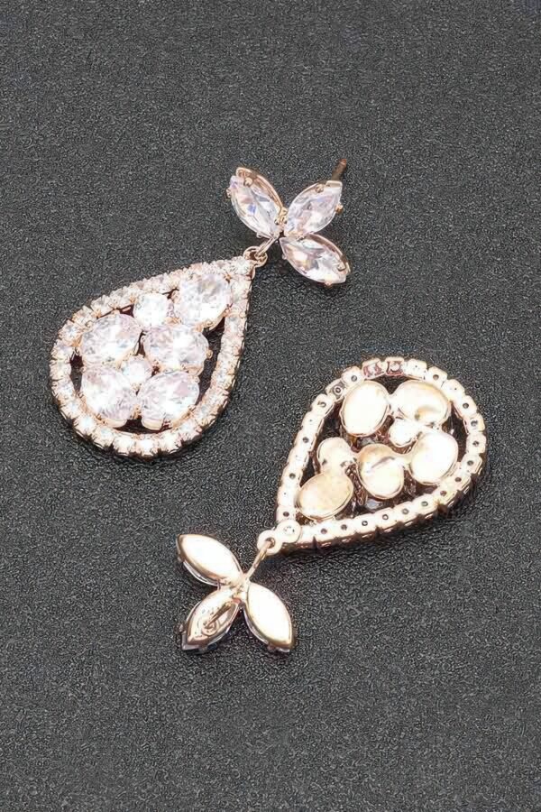 Rhinestone Earring Set – Elongated Sparkle