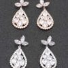 Rhinestone Earring Set – Elongated Sparkle