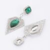 Rhinestone Drop Earrings – Elongated Sparkle