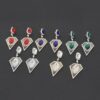 Rhinestone Drop Earrings – Elongated Sparkle