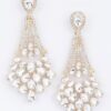 Rhinestone Drop Earrings – Elongated Sparkle