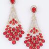 Rhinestone Drop Earrings – Elongated Sparkle
