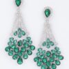 Rhinestone Drop Earrings – Elongated Sparkle