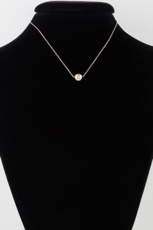 Polished Small-Bead Chain Necklace – 16 inch