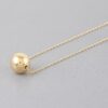 Polished Small-Bead Chain Necklace – 16 inch