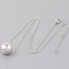 Polished Small-Bead Chain Necklace – 16 inch