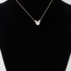 Crystal Mickey Chain Necklace – Gold-Plated Rhinestone Pendant