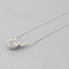 Crystal Mickey Chain Necklace – Gold-Plated Rhinestone Pendant