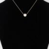 Rhinestone Pendant Necklace – Polished 16″ Chain