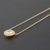 Rhinestone Pendant Necklace – Polished 16″ Chain