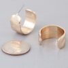 Abstract Cut Hoop Earrings – Sculptural Mini Hoops