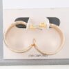 Abstract Cut Hoop Earrings – Sculptural Mini Hoops