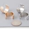 Abstract Cut Hoop Earrings – Sculptural Mini Hoops