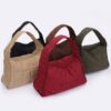 Quilted Nylon Shoulder Bag – Structured Contour