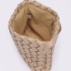 Faux Leather Hobo Bag – Braided Embossed Detail