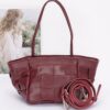 Braided Faux Leather Tote – Structured Ruby