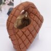Quilted Padded Faux Leather Hobo Bag – Chain Strap