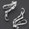 Gold-Plated Elongated Rhinestone Earrings