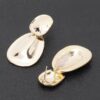 Celestial Circles Gold-Plated Drop Earrings