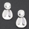 Celestial Circles Gold-Plated Drop Earrings