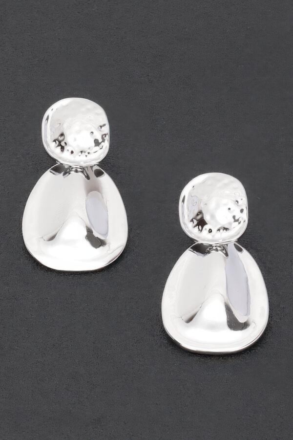 Celestial Circles Gold-Plated Drop Earrings