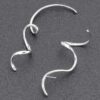 Curvaceous Gold-Plated Sculptural Earrings