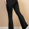 High-Waist Flare Leggings with Side Pockets